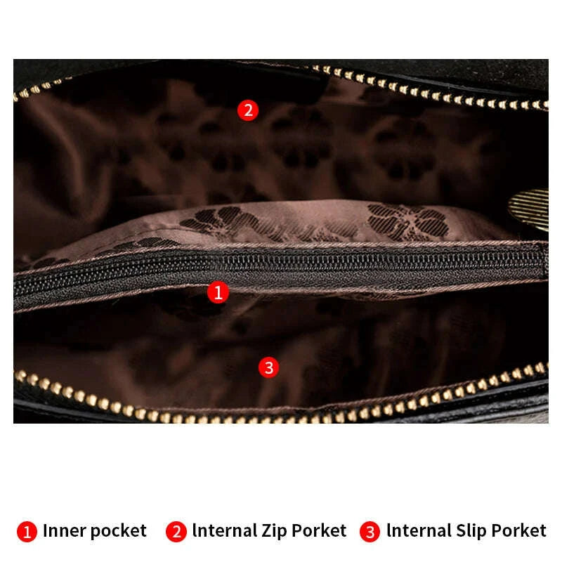 KIMLUD, Top layer cowhide bag 2025 New fashionable versatile summer handbag Women's bag Genuine leather one shoulder crossbody bag, KIMLUD Womens Clothes