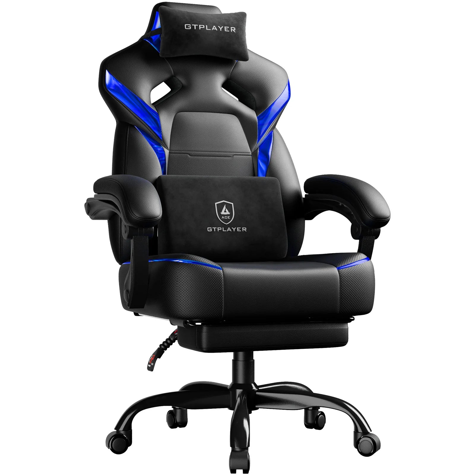 Gaming Chair – Height Adjustable Ergonomic – Synthetic Leather | KIMLUD