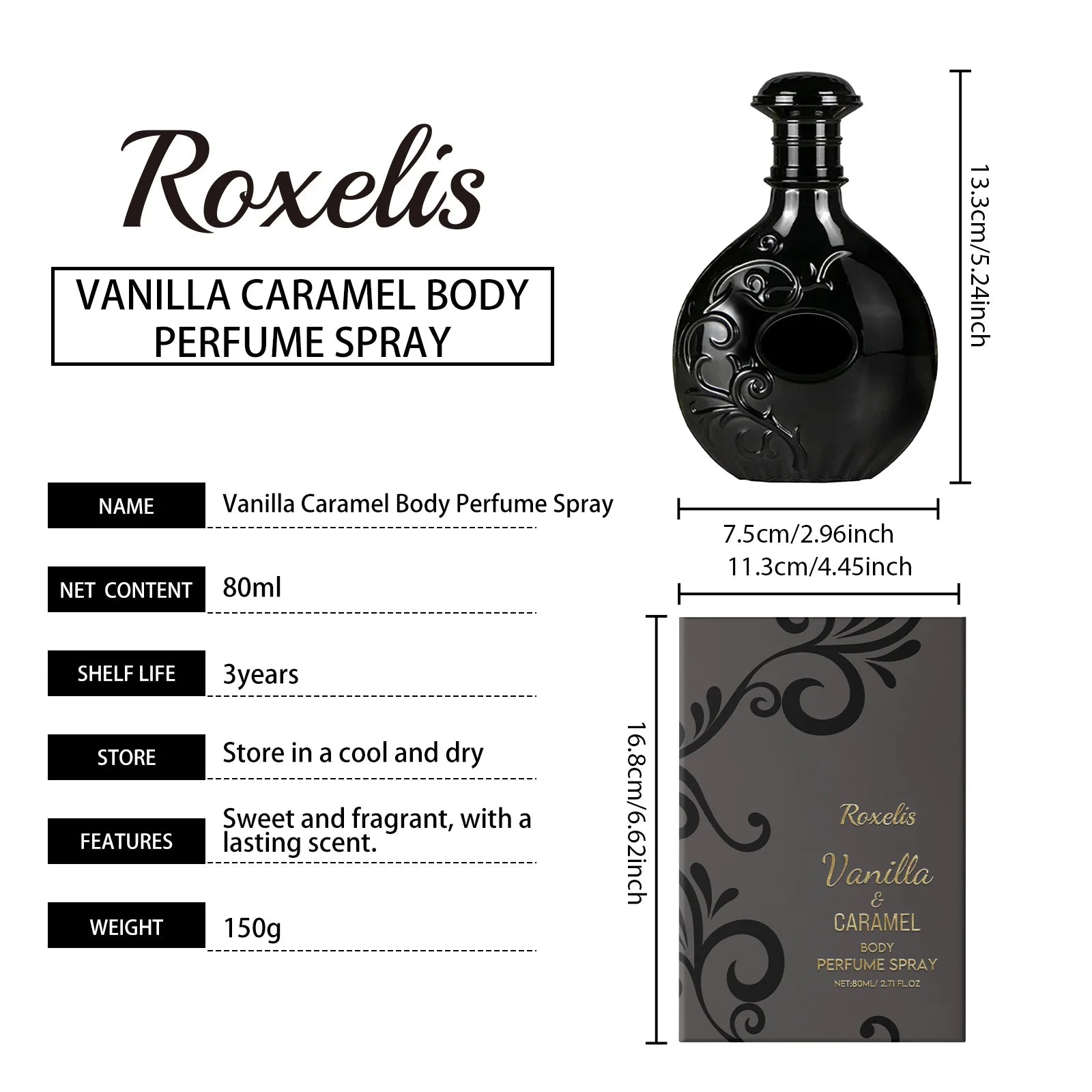 Arabian Luxe Unisex Perfume Spray — Clear | KIMLUD