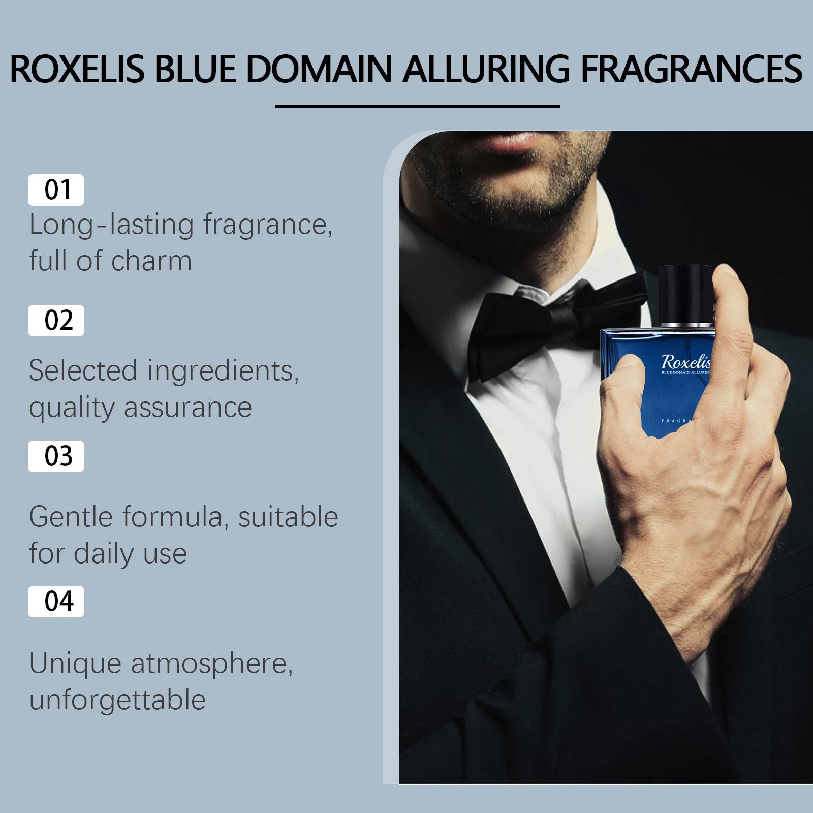 Citrus EDP Cologne Spray For Men Premium — Blue | KIMLUD