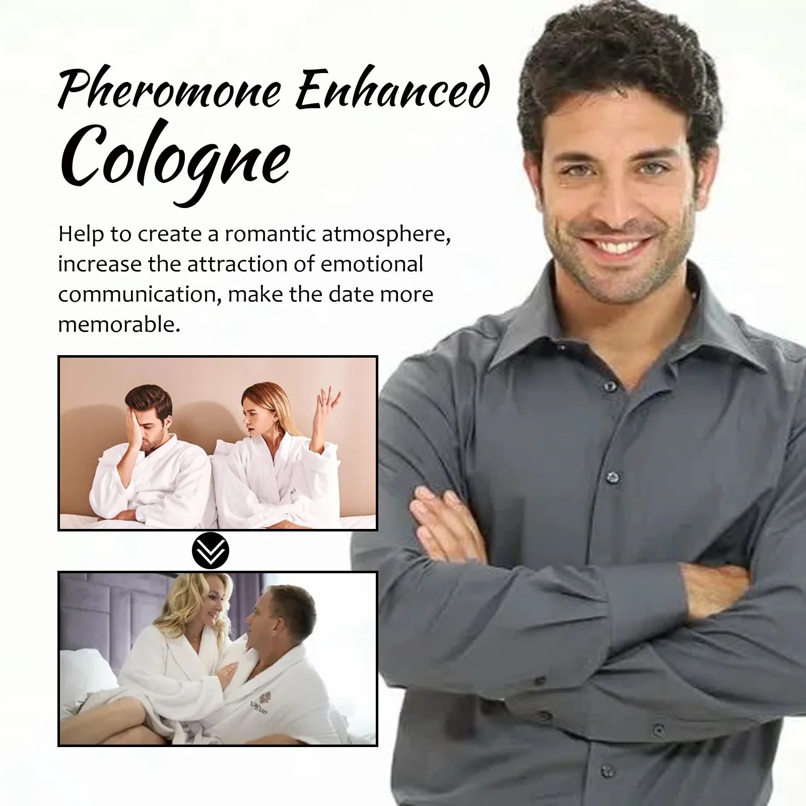 Pheromone Enhanced Luxury Perfume — Clear | KIMLUD