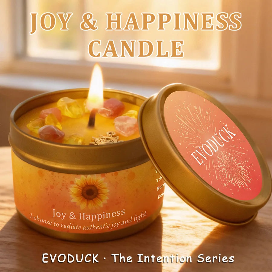 KIMLUD, Scented Candles 3oz Law of Attraction Joy Happiness Manifestation Energy Boosting Christmas Home Decoration Candle Holders Gift, KIMLUD Womens Clothes