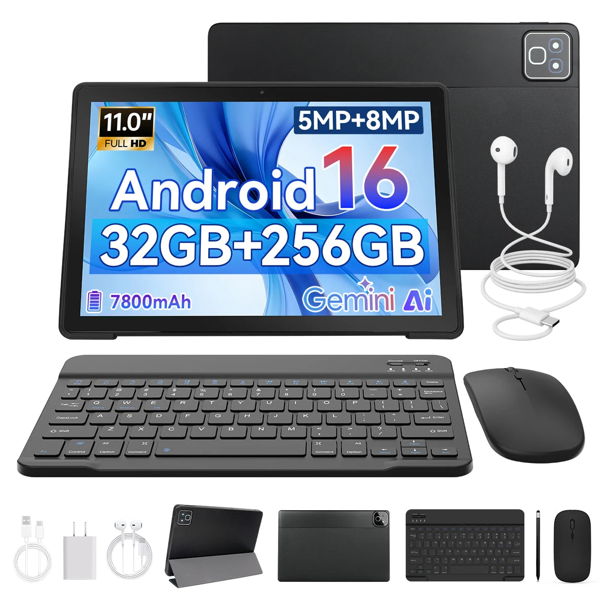 Tablet PC – 11 Inch Display – 7800mAh Battery – Gemini AI | KIMLUD