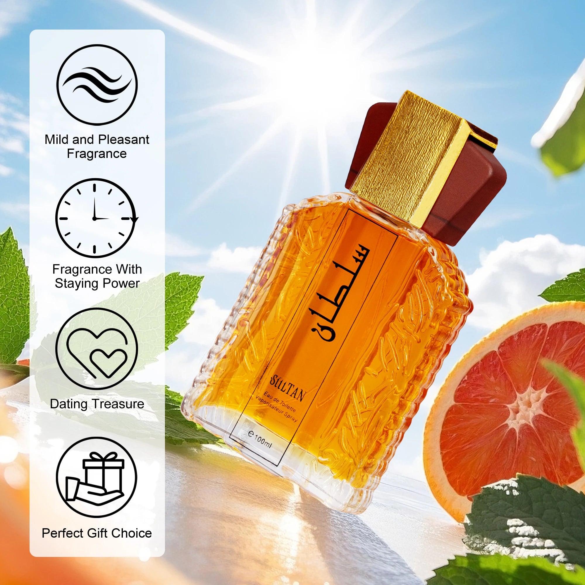 Eau De Parfum Spray Premium Perfume — Black | KIMLUD