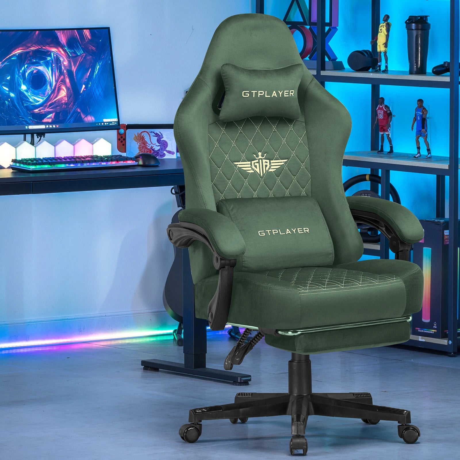 Gaming Chair – Ergonomic – Fabric | KIMLUD