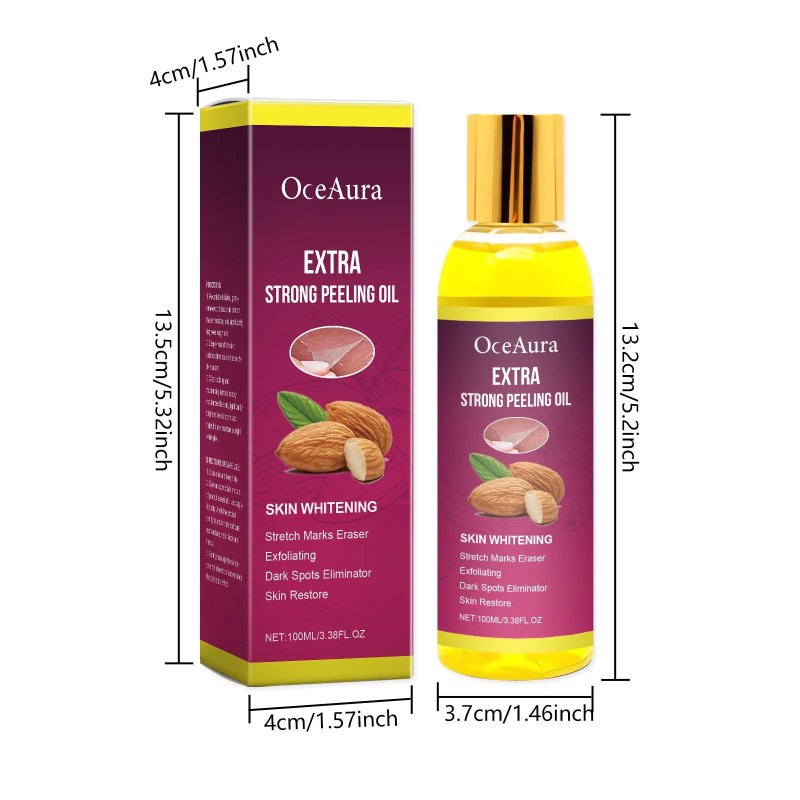 Sweet Almond Oil Exfoliating Body Oil Gentle Cleansing — Plum | KIMLUD