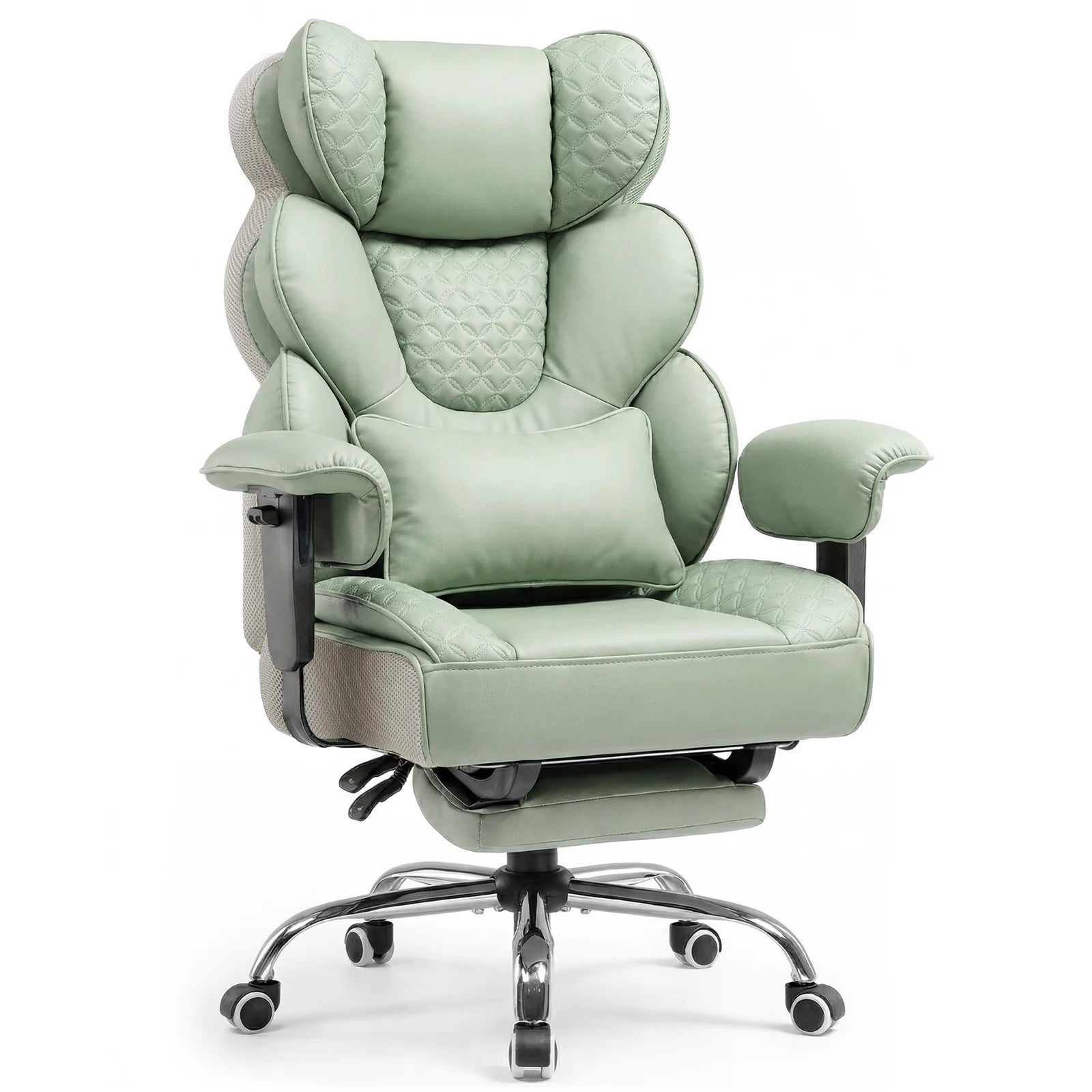 Gaming Chair – Ergonomic High Back – 400 Lb Capacity – Synthetic Leather | KIMLUD