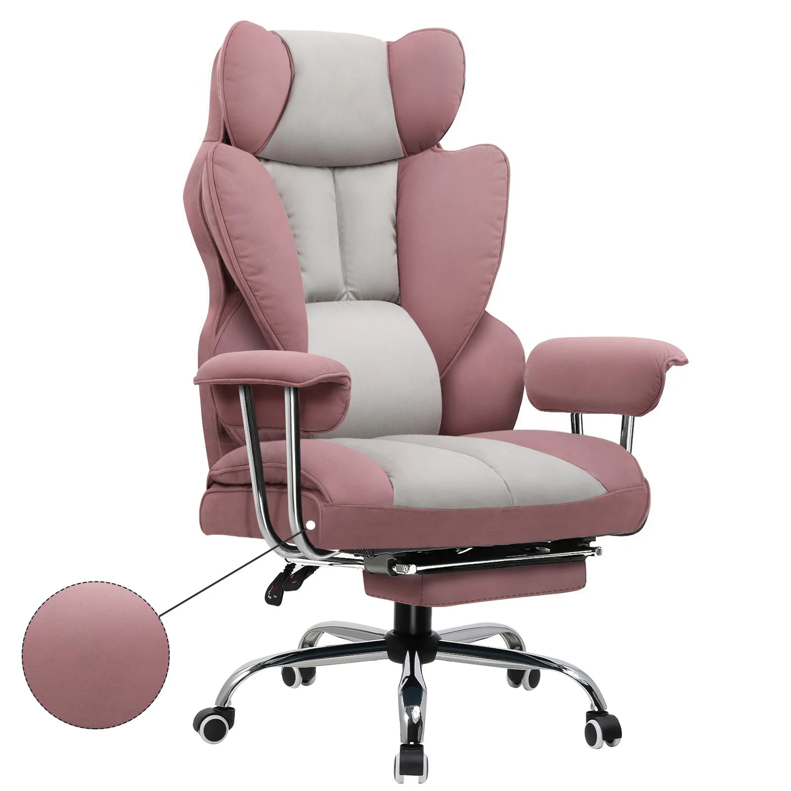Office Chair – Gaming Ergonomic – Fabric Surface – | KIMLUD