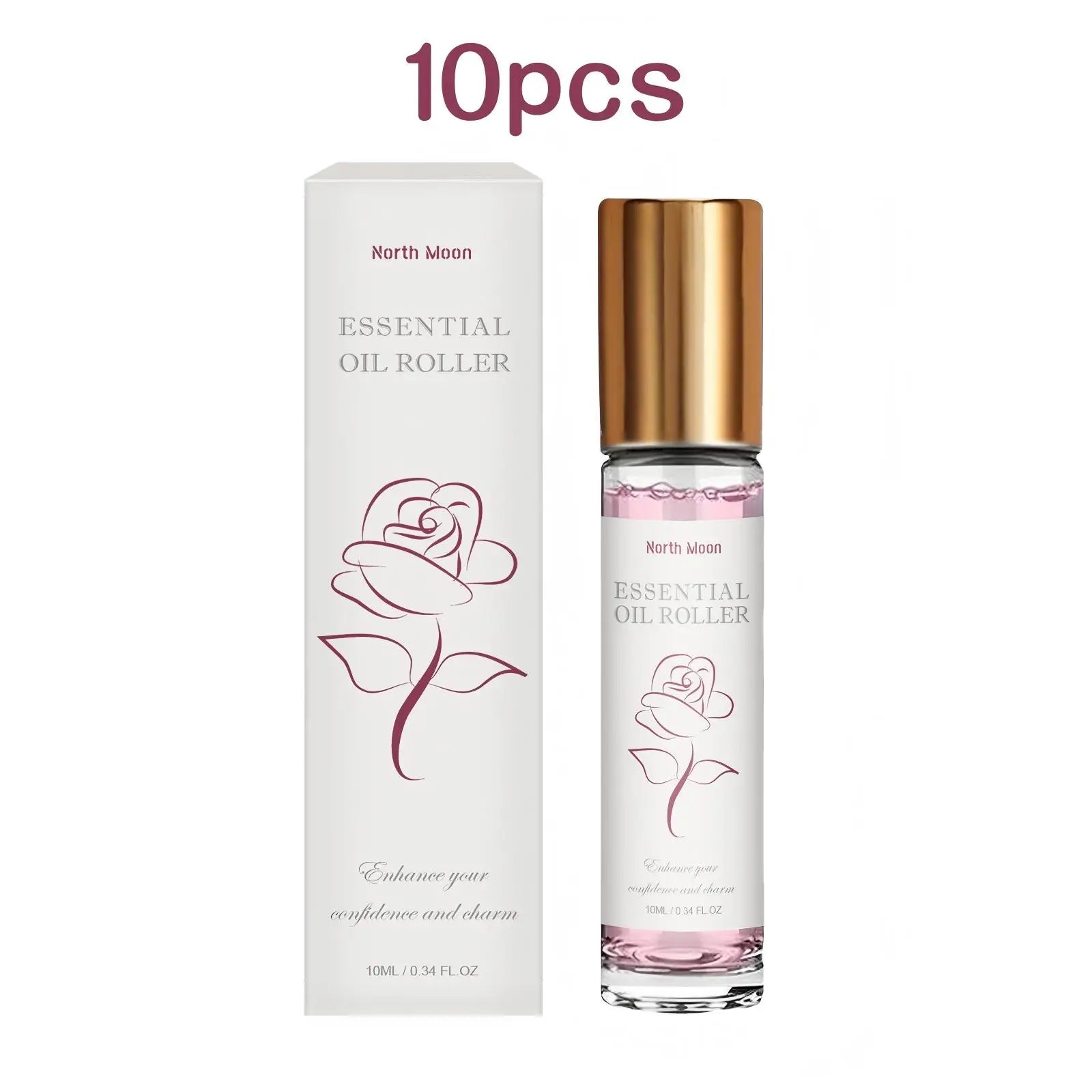 Floral Alluring Roller Ball Perfume — Rose Pink | KIMLUD