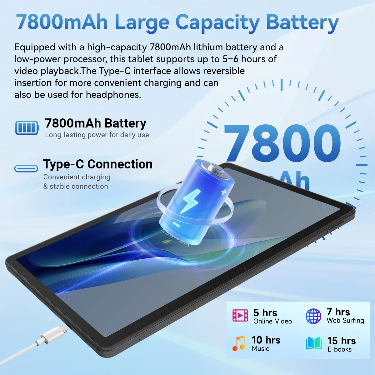 Tablet PC – 11 Inch Display – 7800mAh Battery – Gemini AI | KIMLUD