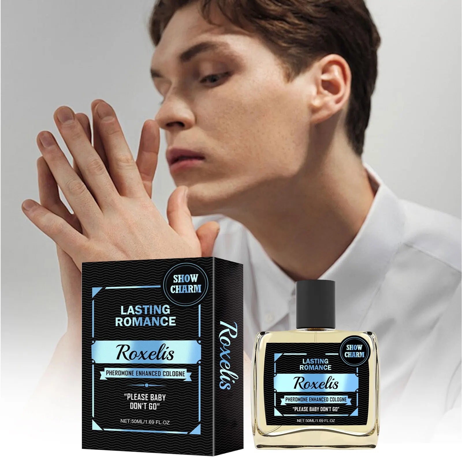 Elegant Velvet Midnight Gentleman Perfume — Black | KIMLUD