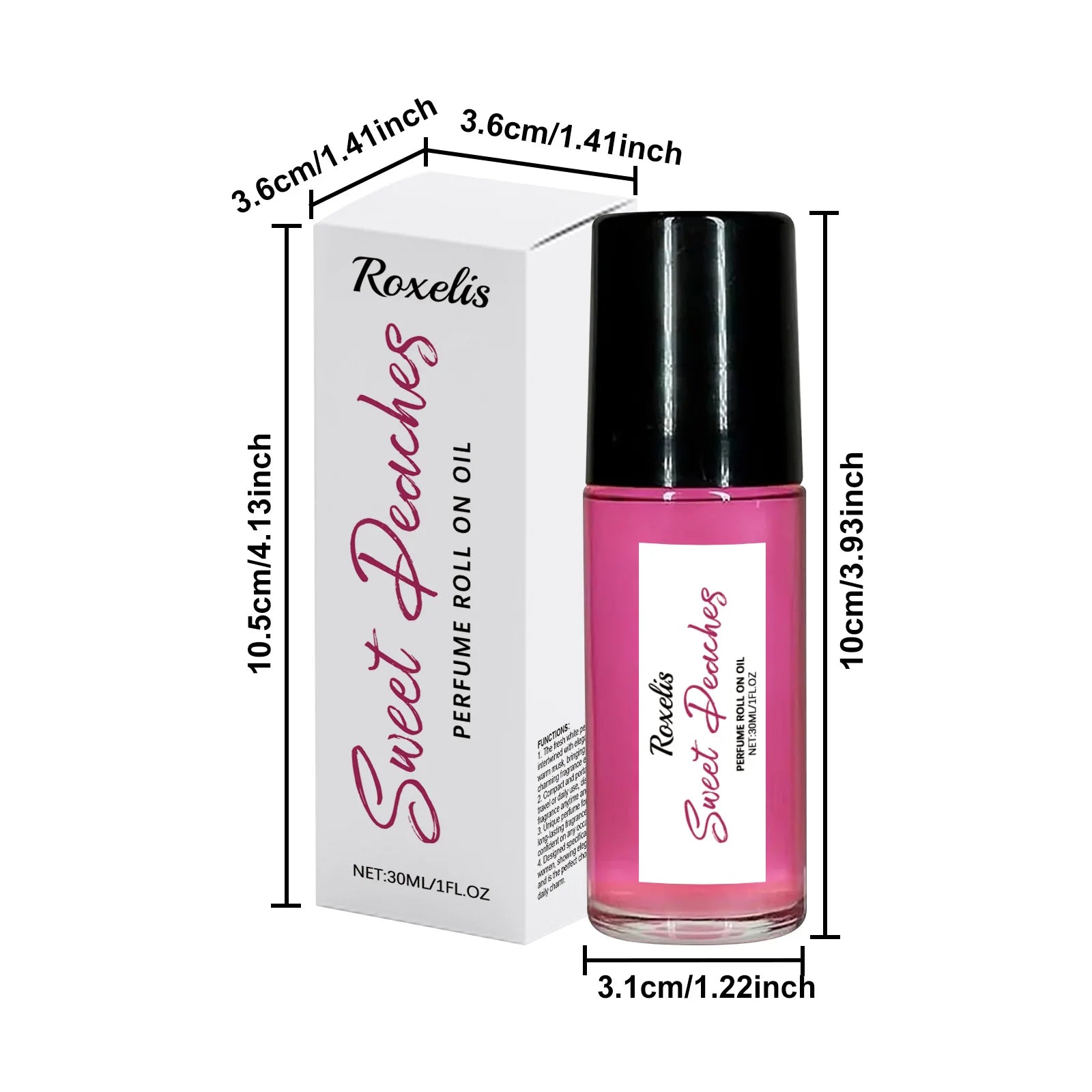 Pheromone Roller Ball Perfume Long Lasting Peach Scent — Peach Pink | KIMLUD