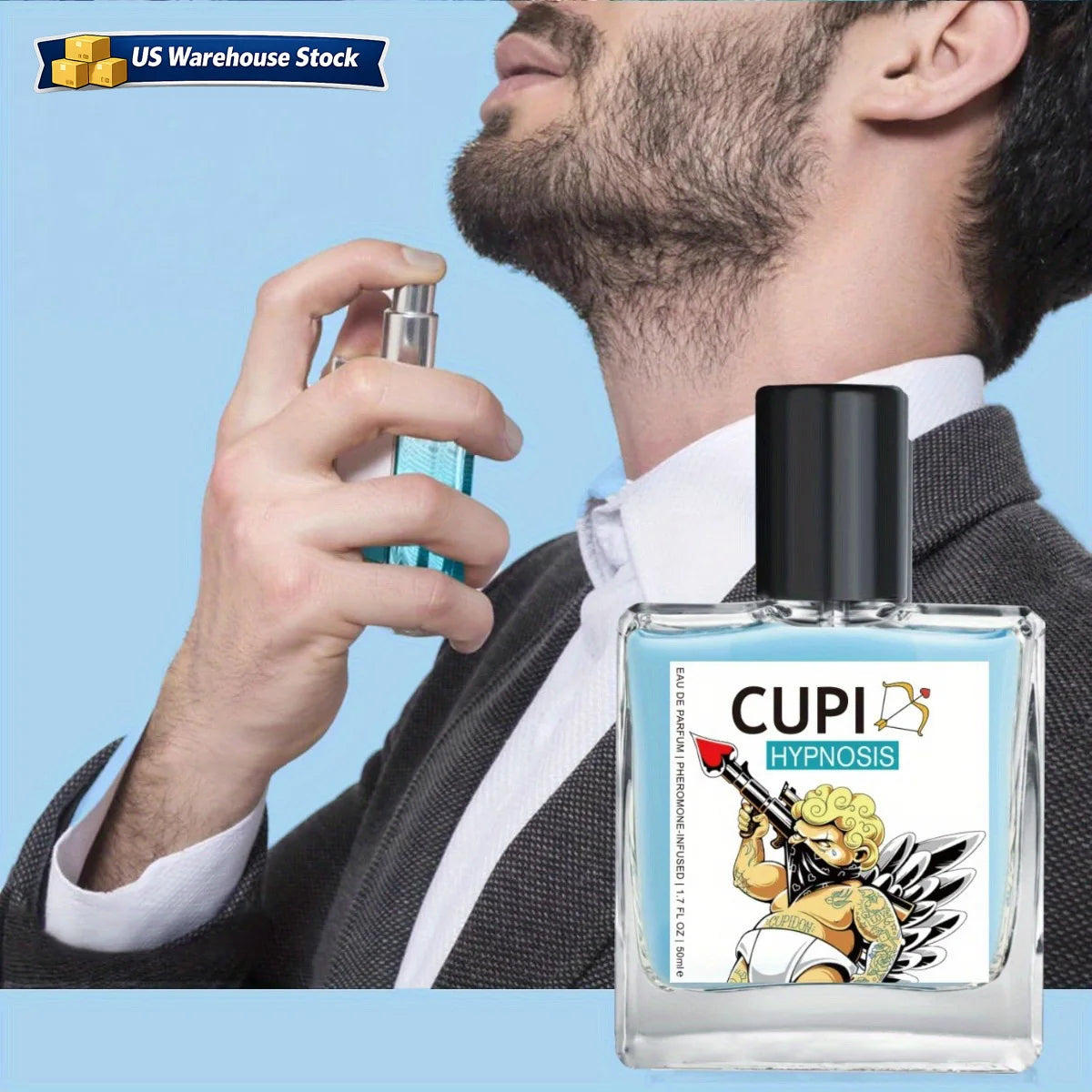 Romantic Floral Pheromone Cologne — Black | KIMLUD