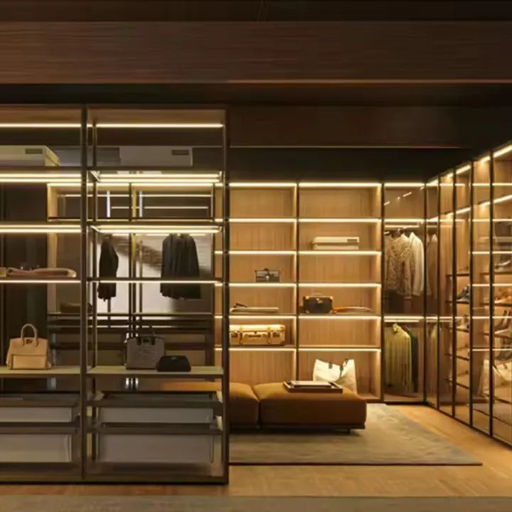 Custom Wooden Capacity Large Cabinet Wardrobe Folding with Storage Organizer Bedroom Furniture for Clothes Storage Cabinet