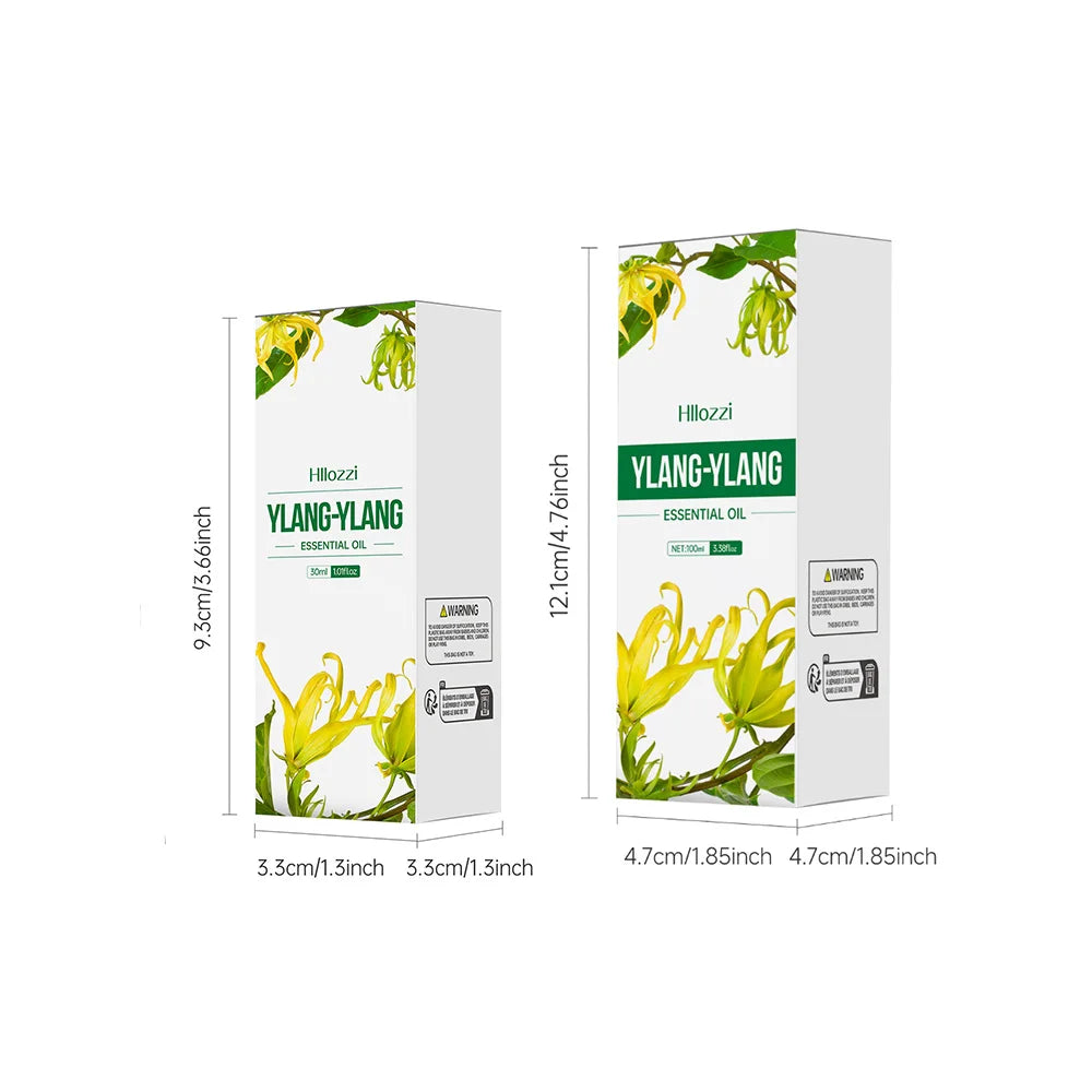 30ml/60ml/100ml Ylang-Ylang essential oil for skin care Plant extract essential oil for body care