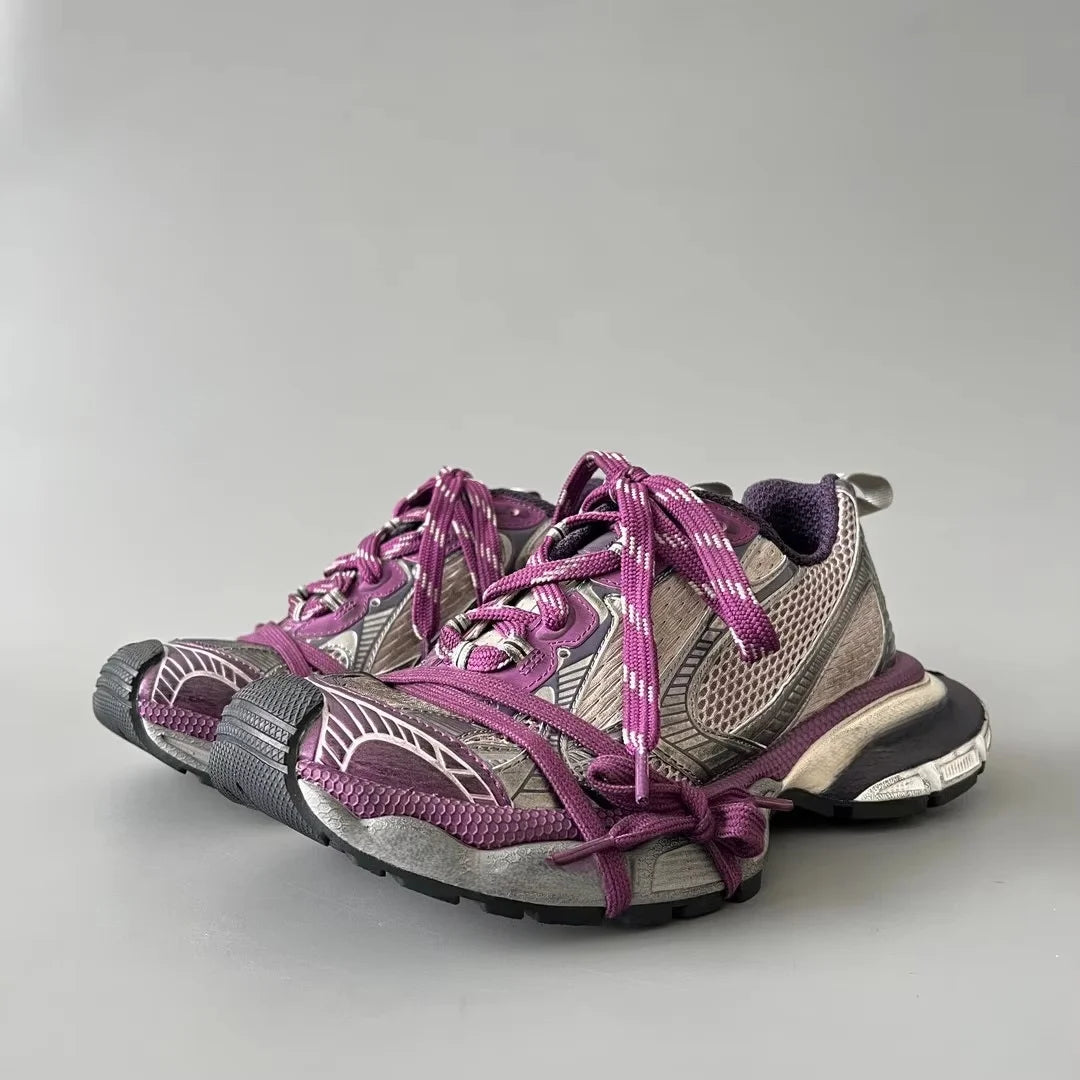 Luxury Designer's New Men's and Women's Matching Casual Walking Shoes in 3XL Series Lightweight Thick Soled sneakers