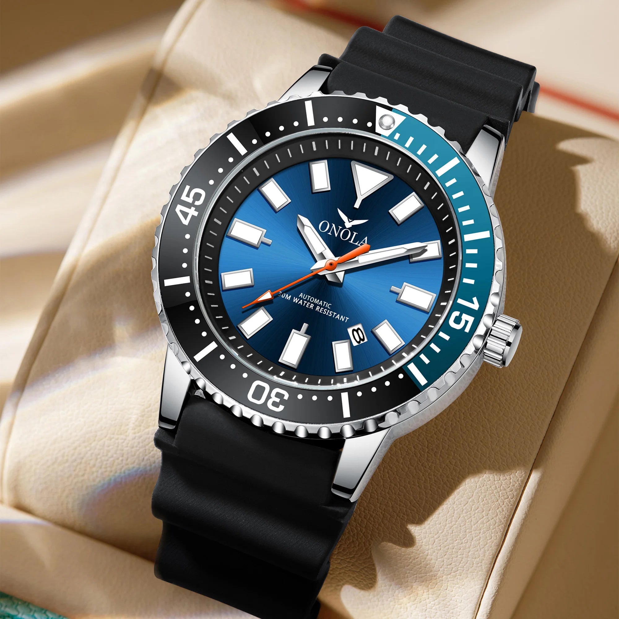 ONOLA Brand 3851 Leisure Men's Sports Watches Luxury Men's Watch Fashion Men's Automatic Watch