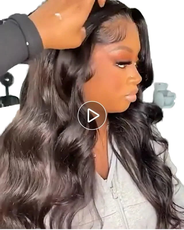 200 Density  Lace Frontal Human Hair Wig Body Wave Human Hair Wig 100% Brazilian Human Hair for Black Women