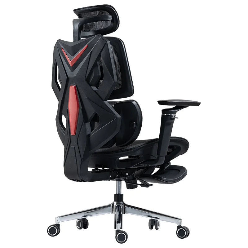 Ergonomic Gaming Chair with Lumbar Support, Height Adjustable Computer Chair for Home & Office, Comfortable for Long Sitting
