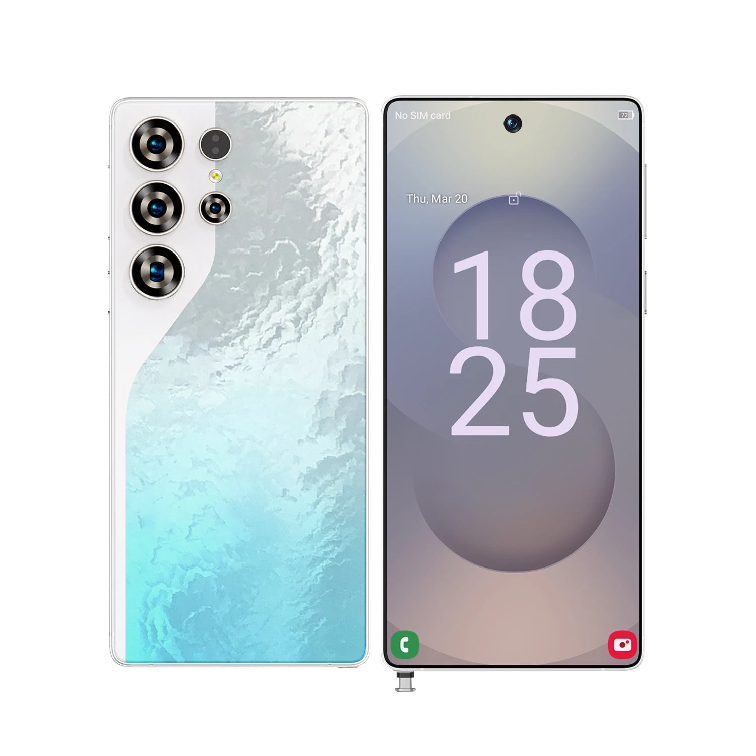 KIMLUD, Brand New S26 Ultra 5G Smartphone 16GB+1TB Android 15.0 108MP HD Screen 5G 7.3inch Dual Card Decacore CPU 100W Quick Charge, KIMLUD Womens Clothes