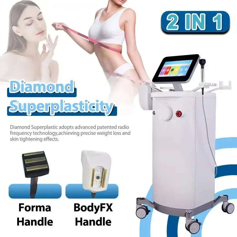 KIMLUD, Newest 2 in 1 Diamond Body Trusculpt Facial Skin Firming Body Fat Reducing Face Lifting Wrinkle Removal Machine, KIMLUD Womens Clothes