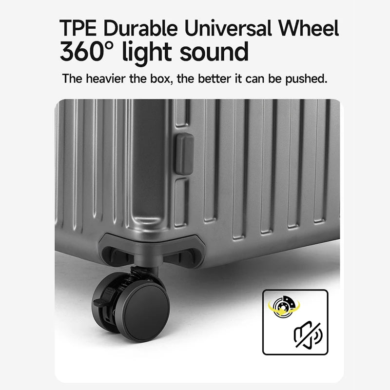 High Quality Cheap Multi-Functional Travel Suitcase Aluminum Frame TSA Lock Security PC Material with Spinner Caster