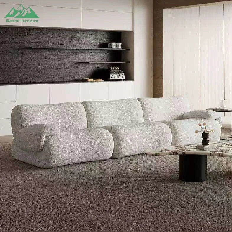 Wayon Modern Square Modular Eco-Friendly Foldable Compressed Sponge Sofa Comfortable Upholstered Living Room Furniture for