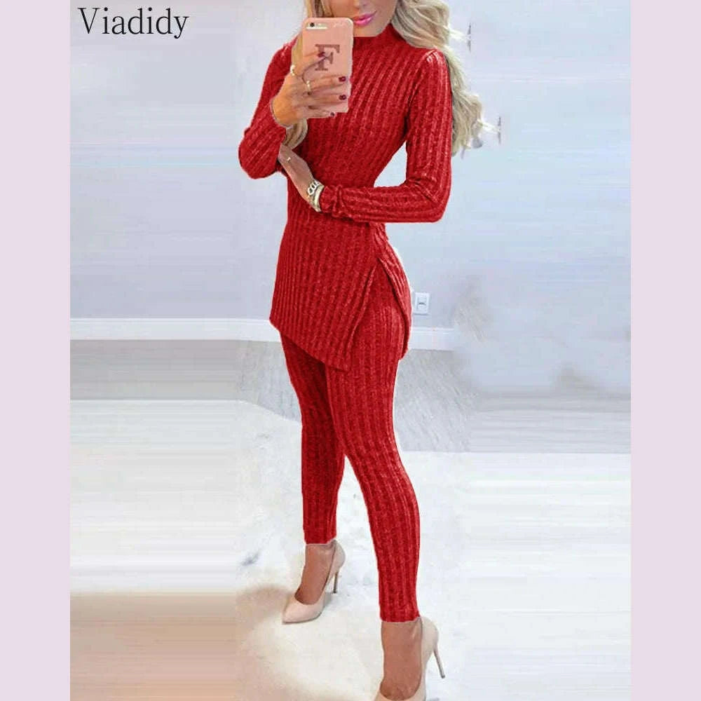 women-winter-2pcs-suit-long-sleeve-ribbed-slit-long-top-and-high-waist-knitted-pencil-pants-setkimlud-womens-fashion-34626337