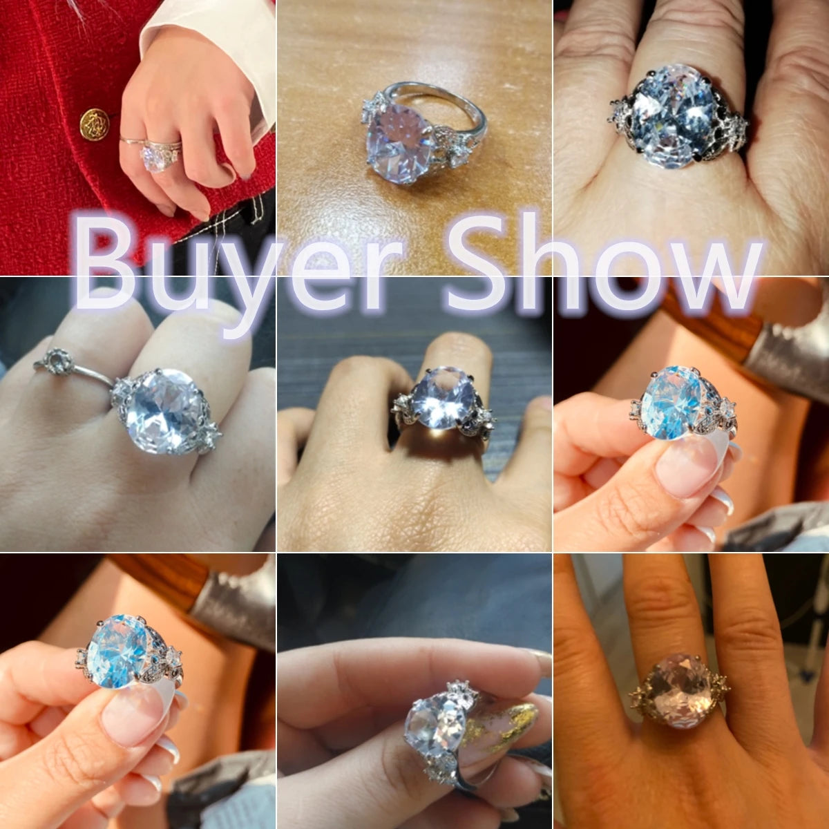 Huitan Luxury Silver Color Butterfly Rings for Women Elegant Party Accessories Anniversary Gift Lover New Trendy Jewelry 2021