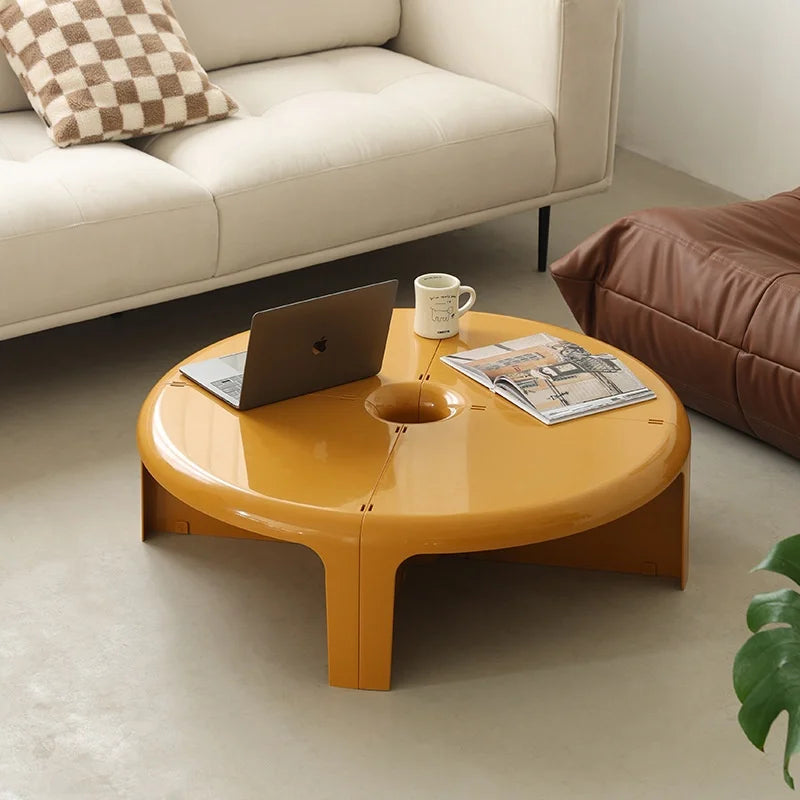 Nordic INS Modern Side Table Detachable Splicing Combination Plastic Coffee Table for Small Hotels Living Room Furniture