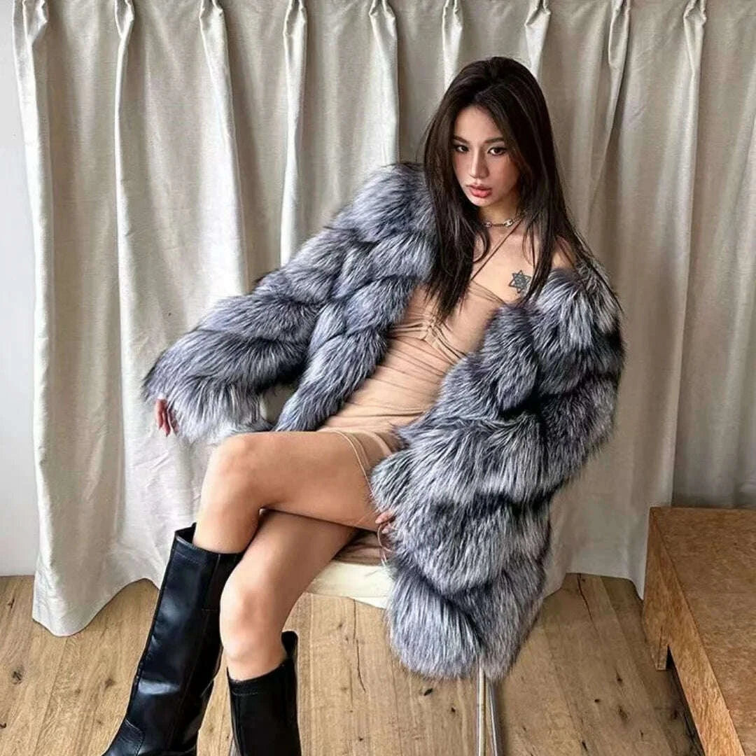 2025-winter-new-fashion-high-quality-midi-v-collar-silver-fox-fur-grass-coat-for-womenkimludkimlud-35576354