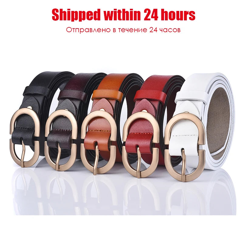 Genuine Premium Leather Solid Belt — Natural | KIMLUD
