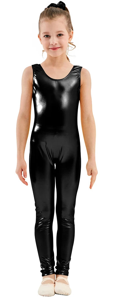 Kids Unitard – Shiny Metallic – Nylon Elastane | KIMLUD