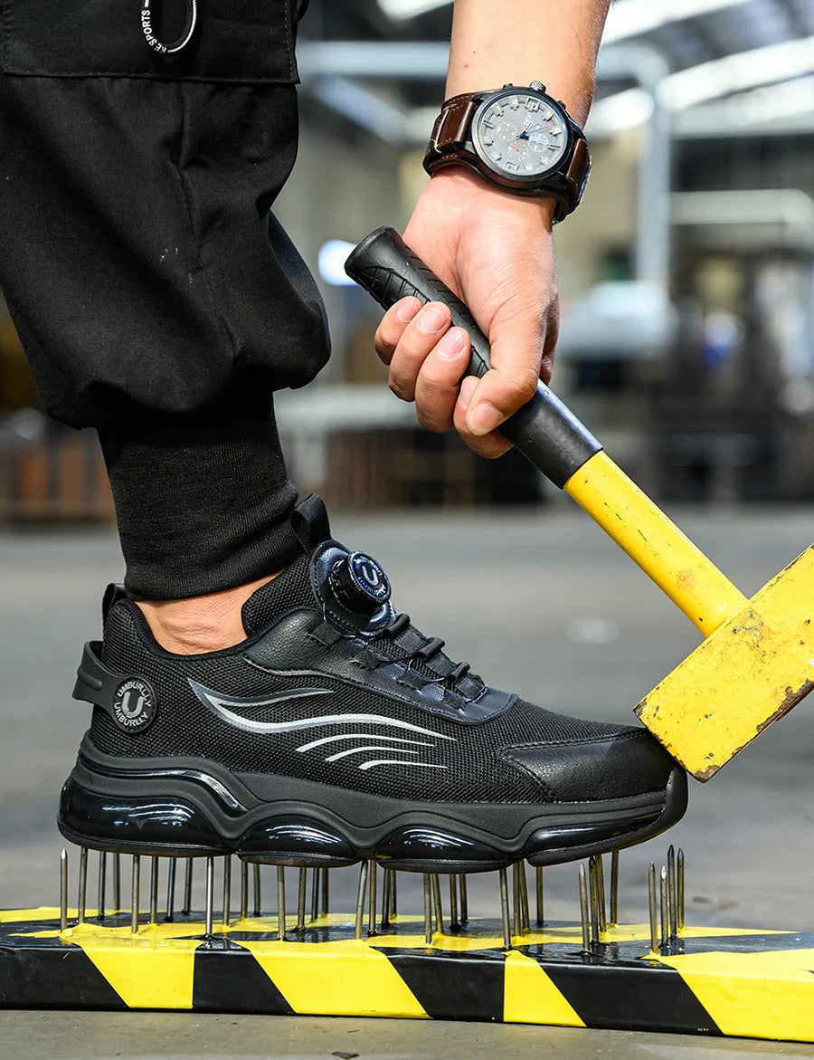 Steel Toe Comfortable Industrial Protection Slip-Resistant and Waterproof Boot Safety Shoes for Men Original Brand