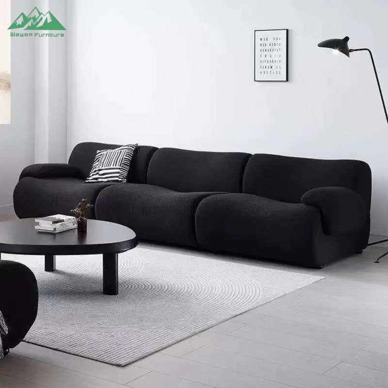 Wayon Modern Square Modular Eco-Friendly Foldable Compressed Sponge Sofa Comfortable Upholstered Living Room Furniture for