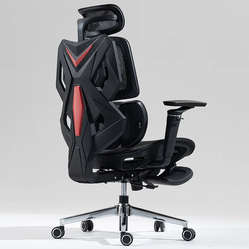 Ergonomic Gaming Chair with Lumbar Support, Height Adjustable Computer Chair for Home & Office, Comfortable for Long Sitting