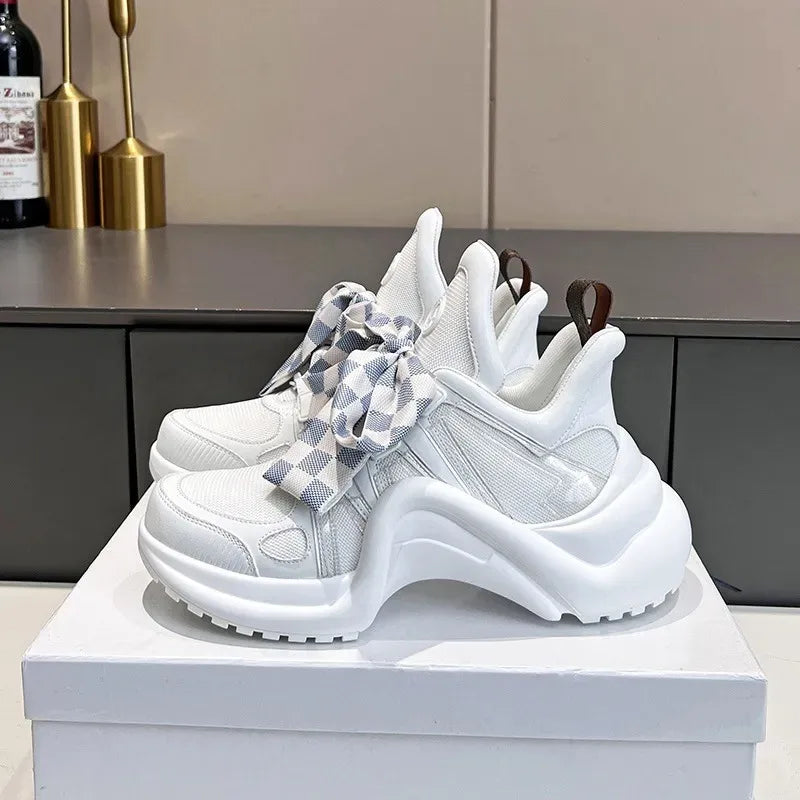 Canvas And PU Sneaker Low-Top Driving Casual, Breathable Upper, Cushioned Insole — White | KIMLUD