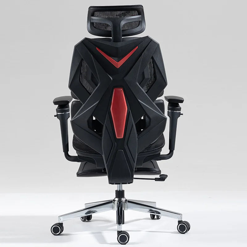 Ergonomic Gaming Chair with Lumbar Support, Height Adjustable Computer Chair for Home & Office, Comfortable for Long Sitting
