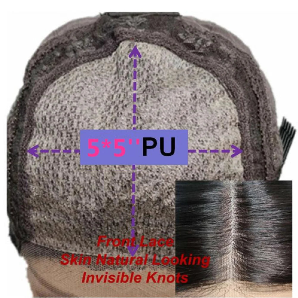 Curly Afro Wig Hair Wigs Human Hair — Black Roots Honey Blonde | KIMLUD