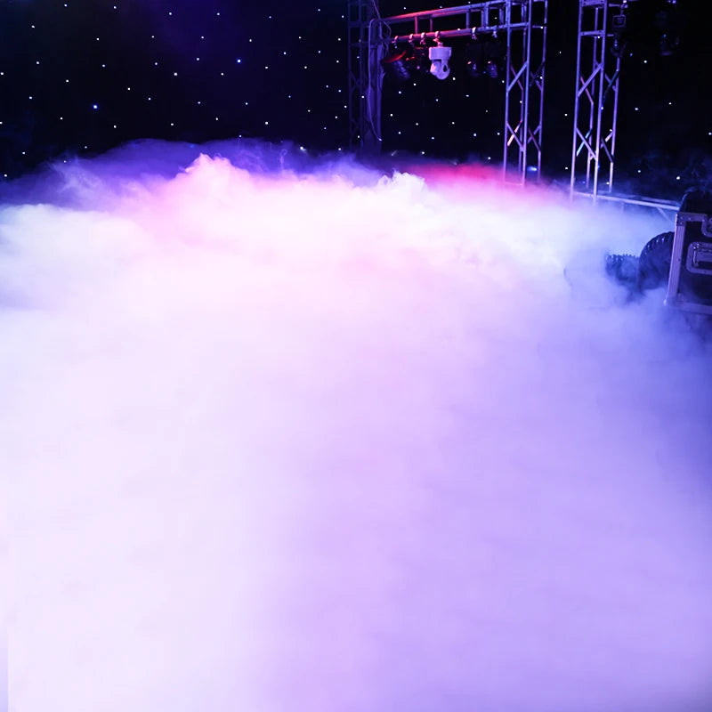 Matte PP Shell Stage Mist Hazer 3000W DMX Remote 15L Water Tank — Black | KIMLUD