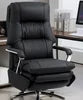 Minimalist Leather Lounge Chair With Lumbar Support — Sand Beige | KIMLUD