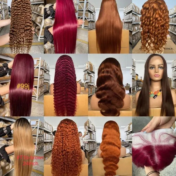 Human Hair Lace Front Wig 13x4 Deep Wave Glueless — Natural Color | KIMLUD