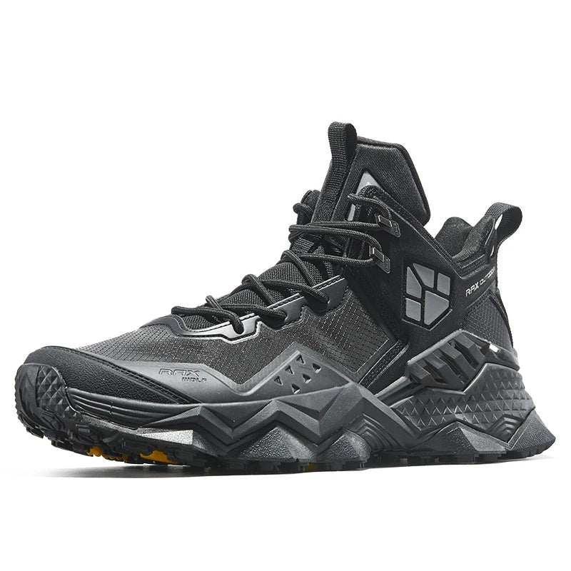 Waterproof Nylon Hiking Shoes Breathable — Black | KIMLUD