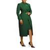 Fashion Ladies Suits Office Wear Two Piece Set Women Clothing Long Blazer Inner Dress Set Two Piece Blazer Set Outfits for Women