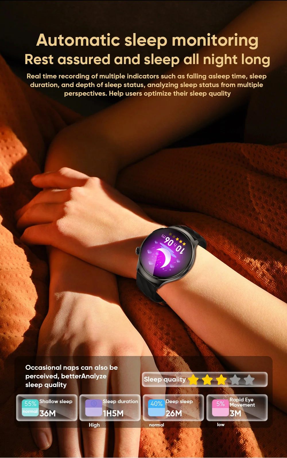 VALDUS ECG Health Smart Watch AMOLED Screen Support Smart Voice Assistant Body Temperature Monitoring NFC VE62 PRO Smartwatch