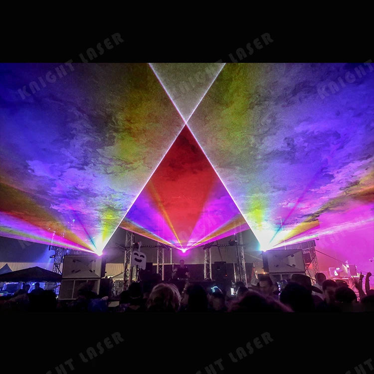 Aluminum IP65 Outdoor RGB Laser Light Show System — RGB Full-Color | KIMLUD