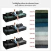 High-Density Sponge Fabric Tufted Modern Villa Sofa Bed Set Square Reclining Extendable Upholstered Comfortable Furniture