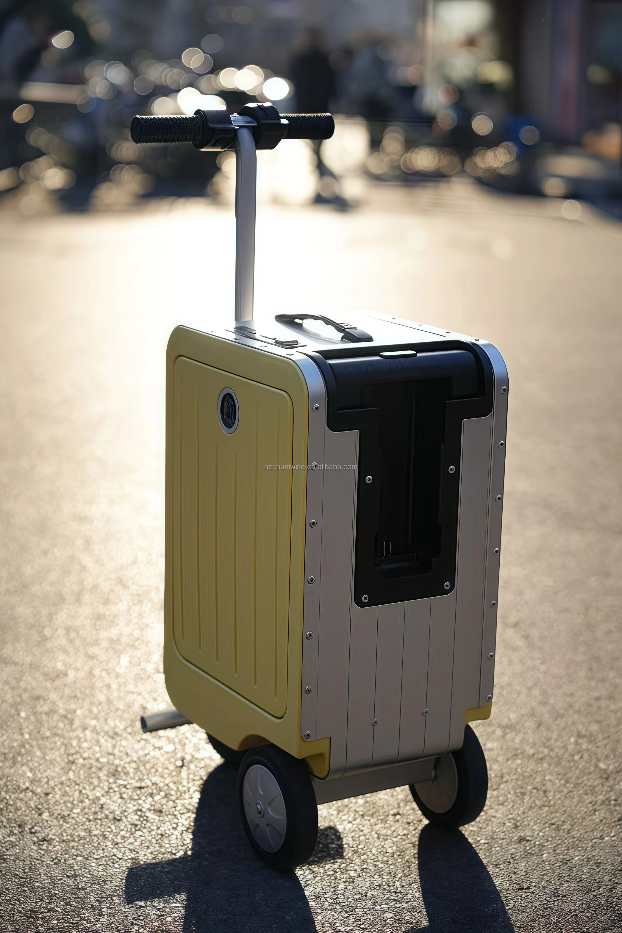 Foldable Travel Luggage With GPS Tracking And 12V Battery Waterproof Durable — Ivory | KIMLUD