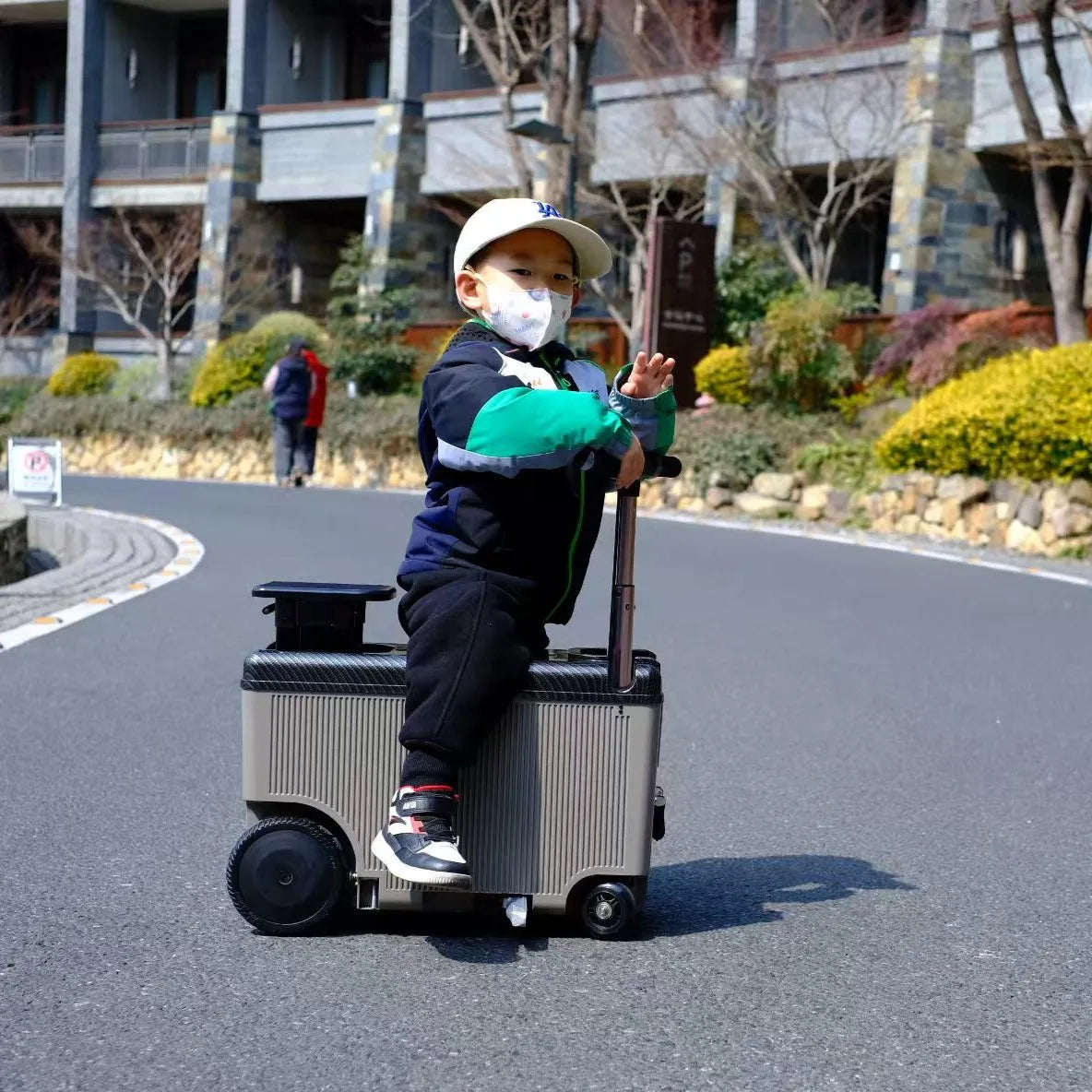 FENGJIU Manufacturer Supplier Electric Suitcase Scooter Electric Ride on Suitcase Electric Scooter Suitcase for Kids