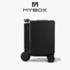 Aluminum Frame Carry-On Luggage 20-Inch Load-Bearing 130KG — Silver | KIMLUD